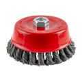 Wire Cup Brush Twisted 125mmxm14 Blister